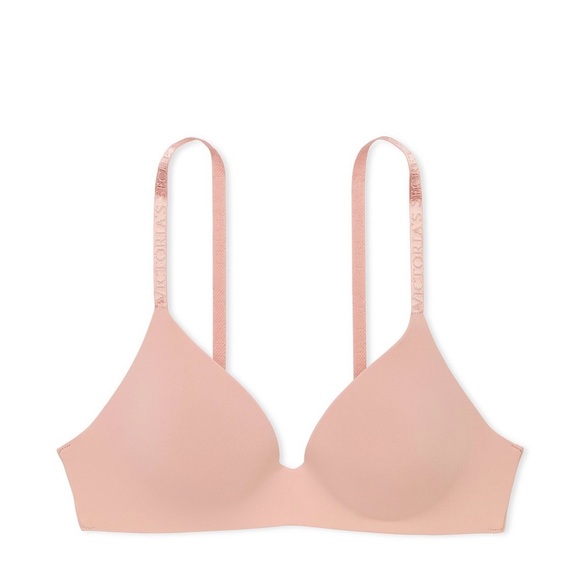 Victoria's Secret Blush T Shirt Wireless Bra Slightly Lined. - Picture 4 of 6